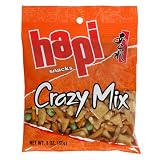 Hapi Crazy Mix Rice Crackers, 3-Ounce Bags (Pack of 12)