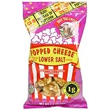 Just the Cheese Lower Salt Flavor Popped Cheese, 1.7-Ounce Bags (Pack of 6)