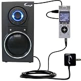 10 Watt Battery Powered Portable Amplified Audio Speaker with Dual charger also charges the Olympus DM-620