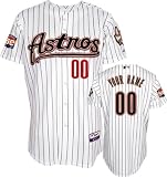 Houston Astros Majestic -Personalized With Your Name- Home White Authentic Cool Base&Atilde;&cent;"&Acirc;&cent; Jersey with 50th Anniversary Patch