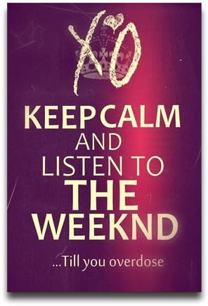 Custom Weeknd XO Photo Print Poster Standard Size 20x30 inch White WPT-2472