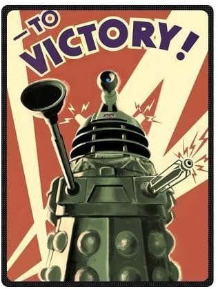 New Dalek Tardis Victory Cyborg Doctor Who Fleece Blanket 58x80 Blanket,Throw Blanket,Baby Blanket,Body Blanket,Travel Blanket,Mini Blanket
