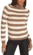 IZOD Women's Long Sleeve Two Color Raglan Turtle Neck