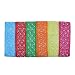 AsianHobbyCrafts Net Fabric Ribbons Printed Multi-Colored (SMALL STAR) used for Scrapbooking, Hobbycrafts, Gift-wrapping etc. Width: 1 Inch; Qty: 6 colors per pack Length: 2 Mtrs per Color (Flower) RS.145.00