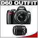 Nikon D60 Digital SLR Camera with 18-55mm AF-S VR Zoom Lens + Nikon 55-200mm AF-S Zoom Lens