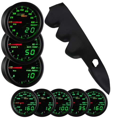 Auto Meter 7094 Dual APillar Gauge Kit Performance Parts & Accessories