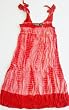 Raya Sun Crinkle Tie Dye Shoulder Tie Dress in 4 colors. Missy S-XL and Plus 1X-3X