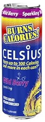Celsius Calorie Burner, Wild Berry, 12-Ounce Cans (Pack of 24)