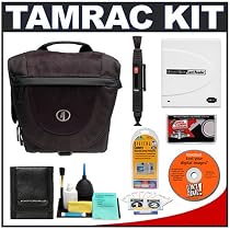 Tamrac 3536 Express 6 Camera Bag (Black) + Accessory Kit for Canon Rebel XSi, XS, T1i, XTi, 40D, 50D, Nikon D40, D60, D5000, D90, D300, D700, Olympus Evolt E-30, E-450, E-520, E-620, and Sony Alpha A200, A300, A350, A700 Digital SLR Cameras