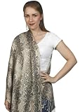 Python Print Cashmere Pashmina Shawl / Stole / Wrap (78x28)