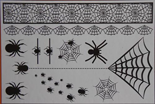 Temporary Halloween Jewelry Tattoos