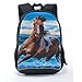 CARBEEN 17 Inch Horse School Bag Rucksack Backpack