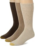 Gold Toe Mens Uptown Crew 3 Pack Socks