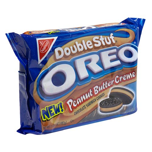 Buy Oreo Double Stuf Cookies,Peanut Butter, 17-Ounce Packages (Pack of 12)