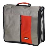 51TK2R7zokL. SL160  Caseit Dual500 Extra Large Dual Ring Zipper Binder, Grey