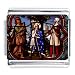 Religious Glass Mural Italian Charms Bracelet Link