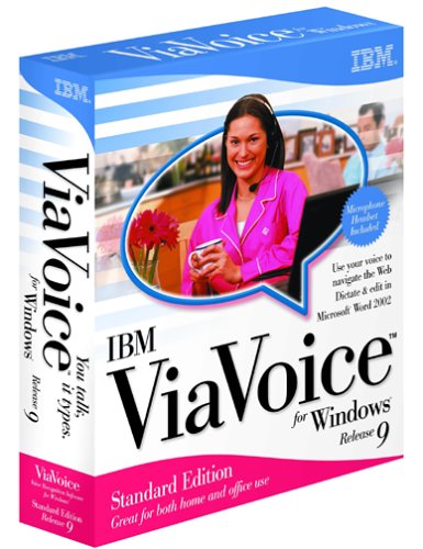 Software: Via Voice 9.0 Standard Edition