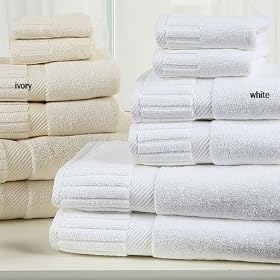 Castleton 6-Piece 700 Gram Turkish Towel Set, Ivory by SmartBargains