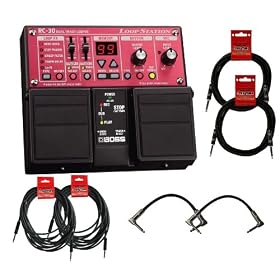 BOSS RC-30 Guitar Pedal Loop Station with 6 Free Cables