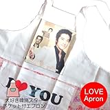 ■ソン・スンホン(Song, Seung-Heon)ソンスンホン『A-Type』前掛け/エプロンポケット付（フリーサイズ）！前面に大好きスターの写真印刷！韓流スター・K-POP