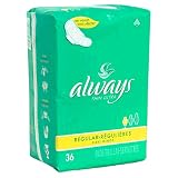 Always Ultra Thin Regular With Flexi-wings, 36-Count Packages (Pack of 6)