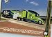 2011-NASCAR-PRESS PASS RACING CARD # 114 Carl Edwards Transporters In Protective Screwdown Display Case !!