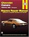 Chevrolet Camaro V8: 1970 thru 1981 (Haynes Manuals)