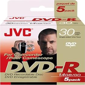 8CM Mini DVDs for Camcorders by JVC