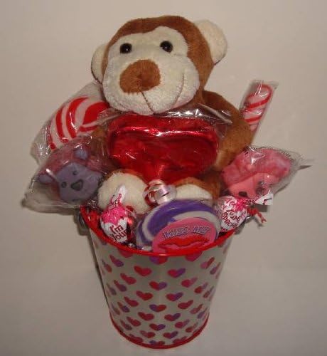 Monkey Valentine Gift Basket