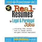 Real Resumes for Legal and Paralegal Jobs (Real-Resumes Series) by  Anne McKinney