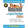 Real Resumes for Legal and Paralegal Jobs (Real-Resumes Series)