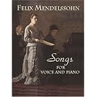 Buy Songs for Voice and Piano by  Felix Mendelssohn