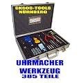 SKOS - Uhrmacher-Werkzeugsatz im Aluminiumkoffer 385 Teile