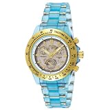 Invicta Women's Anatomic Collection Light Blue Thermopolymer Chronograph Watch #3116