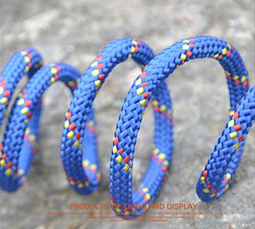 Sporttools Mountain Climbing Life-saving Rope，fire Rappel Down to Escape Life-saving Rope，outdoor Survival Supplies Safety Insurance Rope (Deep Blue, 3,000 Centimeters)