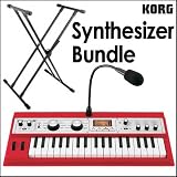 Korg Microkorgxl Red 37 Mini - Key Music Synthesizer With Vocode...