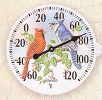 Taylor Precision Products 6' Thermometer Birds 90178 Thermometers Outdoor