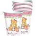 Precious Bear Pink Paper Cups 8ct