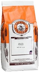 Giustos Vita Grain Gelatin Powder, 100 Bloom, 5-pound Bag