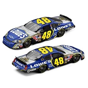 NASCAR Jimmie Johnson #48 Lowe's Nextel Champion 1 64 Hood Open Car by Action Racing