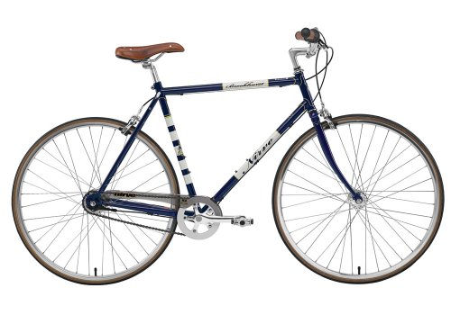 Nirve Brookhurst Mens European Style Road Bike (700c Wheels, Imperial Blue)