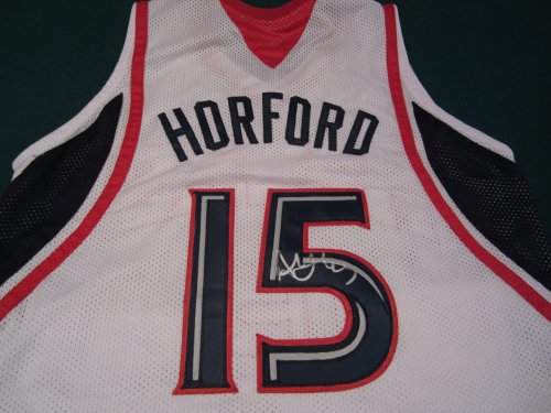 AL HORFORD SIGNED AUTOGRAPHED JERSEY ATLANTA HAWKS COA