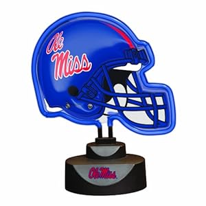 NCAA University of Mississippi Neon Helmet