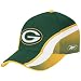 Reebok Green Bay Packers Green Team Color Wave Adjustable Hat