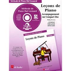 Piano Lessons Book 2 - CD - French Edition : Hal Leonard Student Piano Library (Hal Leonard Student Piano Library)