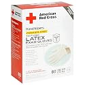 American Red Cross 1380-50 Disposable Powder Free Latex Gloves, Case Pack, Six - 80 Count Boxes (480 Pairs)