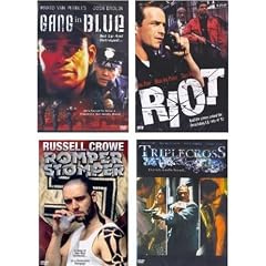 {4 DVD Crime Pack} Romper Stomper (Russell Crowe) / Triple Cross (Billy Dee Williams) / Riot (Luke Perry) / Gang in Blue (Mario Van Peebles)