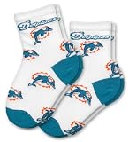 Miami Dolphins Infant Socks (2-pack)