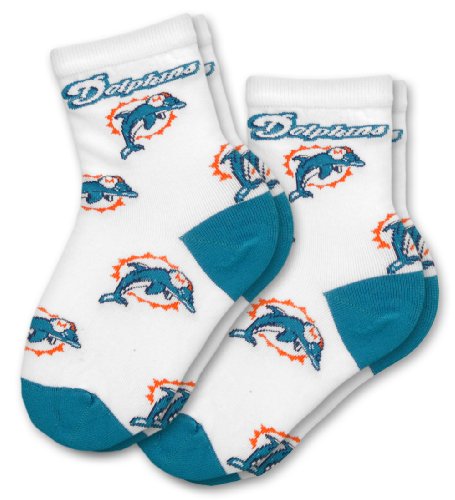 Miami Dolphins Toddler Socks (2-pack)