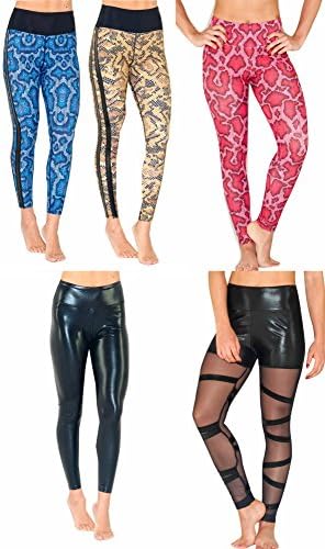 Leggings for Women: Printed, Mesh, Black, Camo for Yoga, Gym, Workout